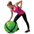 Fitnessfreak Body Ball Strap with Handle; Black & Gray - 75 cm FI704097